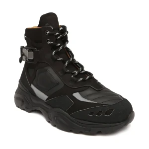 Buscemi Skórzane sneakersy Kombat high