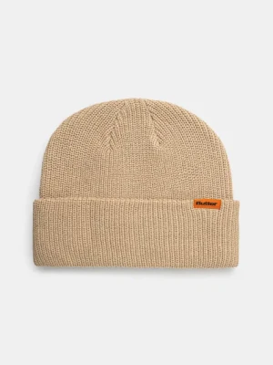 Butter Goods czapka Tall Wharfie Beanie kolor beżowy BG243811