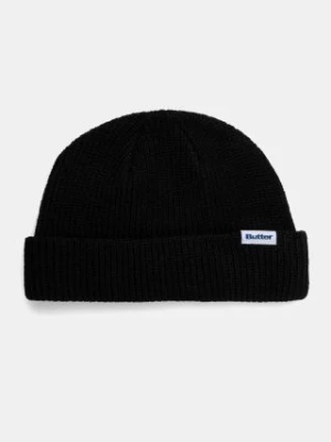 Butter Goods czapka Wharfie Beanie kolor czarny z cienkiej dzianiny BG243810