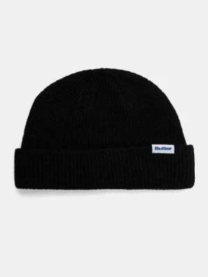 Butter Goods czapka Wharfie Beanie kolor czarny z cienkiej dzianiny BG243810