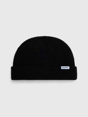 Butter Goods czapka Wharfie Beanie kolor czarny z cienkiej dzianiny BGQ423D14101