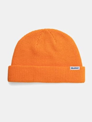 Butter Goods czapka Wharfie Beanie kolor pomarańczowy z cienkiej dzianiny BG243810