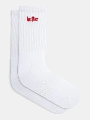 Butter Goods skarpetki Basic Socks męskie kolor biały BG243910