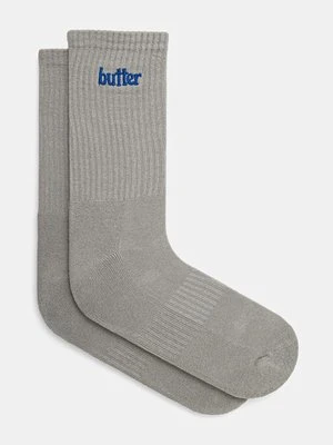 Butter Goods skarpetki Basic Socks męskie kolor szary BG243910