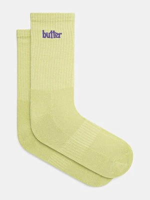 Butter Goods skarpetki Basic Socks męskie kolor zielony BG243910