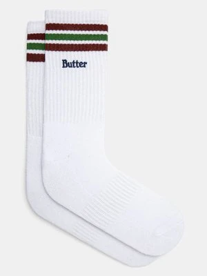 Butter Goods skarpetki Stripe Socks męskie kolor biały BG243912