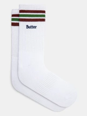 Butter Goods skarpetki Stripe Socks męskie kolor biały BG243912