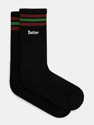 Butter Goods skarpetki Stripe Socks męskie kolor czarny BG243912