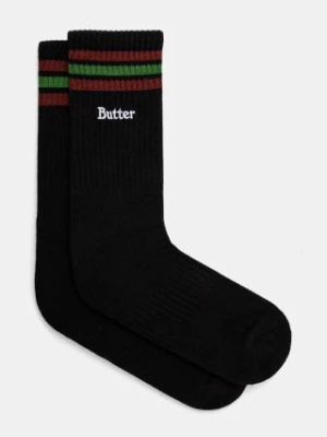 Butter Goods skarpetki Stripe Socks męskie kolor czarny BG243912