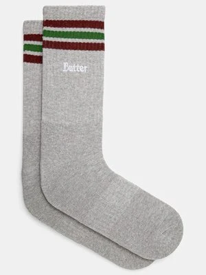 Butter Goods skarpetki Stripe Socks męskie kolor szary BG243912