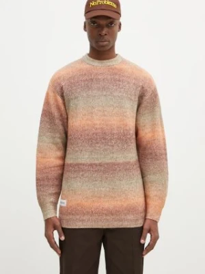 Butter Goods sweter Beams Knit Sweater męski kolor pomarańczowy  BG243301