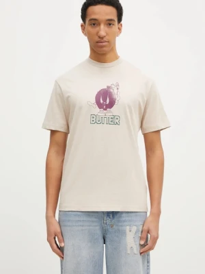 Butter Goods t-shirt bawełniany Bomb Tee beżowy