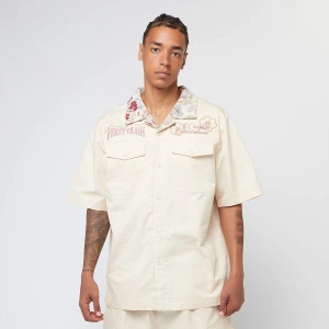 Smoke Rise Button Down Shirt mężczyźni Koszule beż rozmiar Odzież
