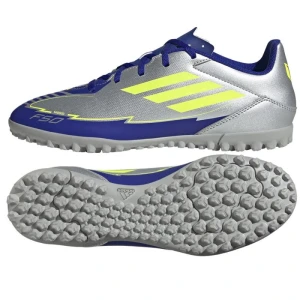 Buty adidas F50 Messi Club Tf IH0917 Srebrne srebrny