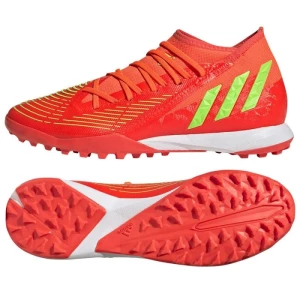 Buty adidas Predator Edge.3 Tf GV8536 czerwone pomarańcze i czerwienie