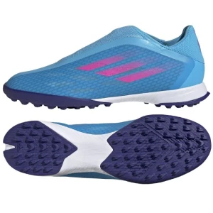 Buty adidas X Speedflow.3 Ll Tf GW7500 niebieskie niebieskie