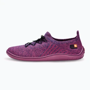 Buty barefoot damskie Brubeck Barefoot Merino śliwkowy/fuksjowy