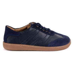 Buty barefoot damskie skórzane Olivier Eliza granatowe niebieskie