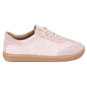 Buty barefoot damskie skórzane Olivier Eliza kwiaty różowe
