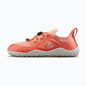 Buty barefoot dziecięce Vivobarefoot Primus Trail Knit FG sunset Czerwony