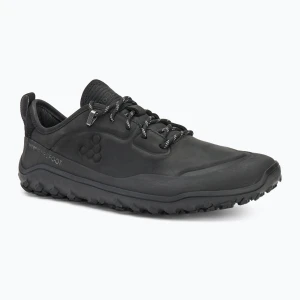 Buty barefoot męskie Vivobarefoot Tracker Leather Low obsidian