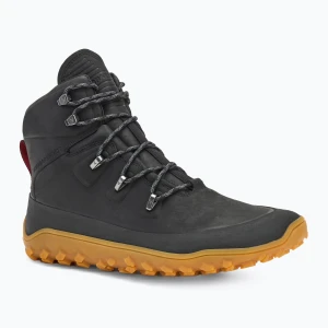 Buty barefoot męskie Vivobarefoot Tracker Leather obsidian Czarny
