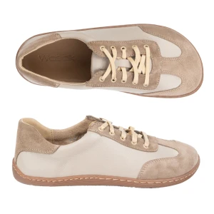 Buty barefoot minimalistyczne skórzane WASAK 0744W cappuccino beżowy