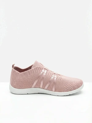 Buty barefoot z elastyczną podeszwą BonPrix różowy