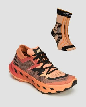 Buty Biegowe Trailowe Unisex X-bionic Terraskin X02 Czarno-pomarańczowe