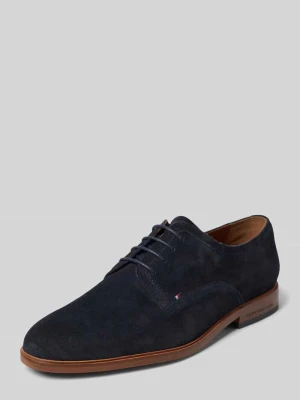 Buty biznesowe z zamszu Tommy Hilfiger