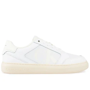 Buty Calvin Klein Casual Cupsole Lth-Pu Mono YM0YM00573-0K7 - białe