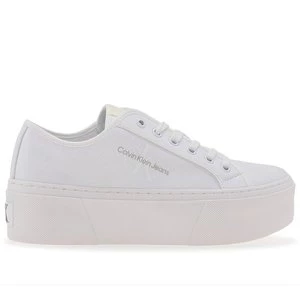 Buty Calvin Klein Cupsole Flatform NY Pearl WN YW0YW01221-YBR - białe