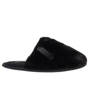 Buty Calvin Klein Hotel Slipper Fur After Glow YW0YW01593-0GJ - czarne