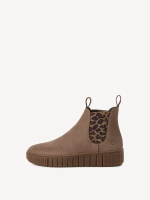 Buty Chelsea beżowy Tamaris