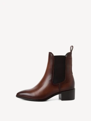 Buty Chelsea beżowy Tamaris