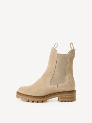 Buty Chelsea beżowy Tamaris