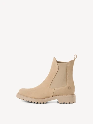 Buty Chelsea beżowy Tamaris