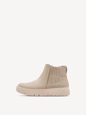 Buty Chelsea beżowy Tamaris
