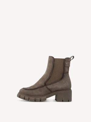 Buty Chelsea beżowy Tamaris