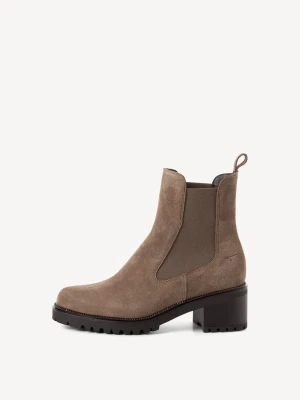 Buty Chelsea beżowy Tamaris