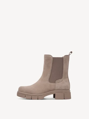 Buty Chelsea beżowy Tamaris