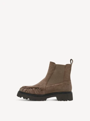 Buty Chelsea beżowy Tamaris
