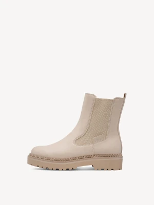 Buty Chelsea beżowy Tamaris