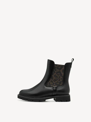 Buty Chelsea czarny Tamaris