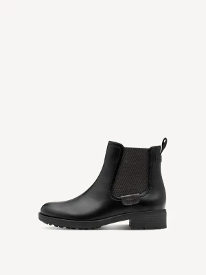 Buty Chelsea czarny Tamaris