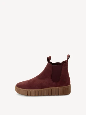 Buty Chelsea czerwony - TAMARIS