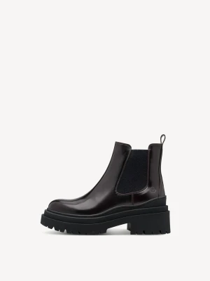 Buty Chelsea czerwony Tamaris