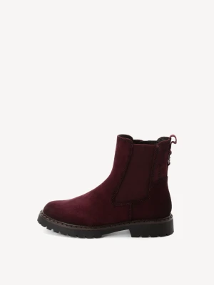 Buty Chelsea czerwony Tamaris