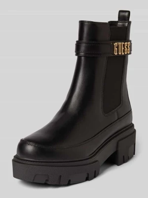 Buty chelsea z aplikacjami z logo model ‘YELMA’ Guess