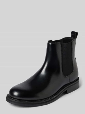 Buty chelsea z czystej skóry bydlęcej model 'BOBBY' Selected Czarny